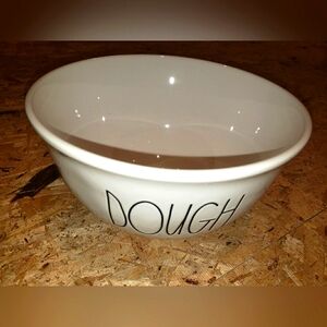 Rae Dunn Large DOUGH Ceramic Bowl